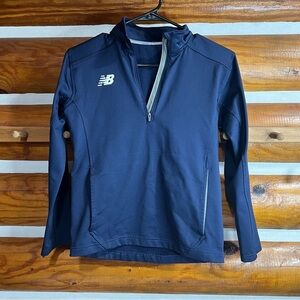 New Balance Navy Quarter-Zip Pullover no tag/possibly boys 8-10